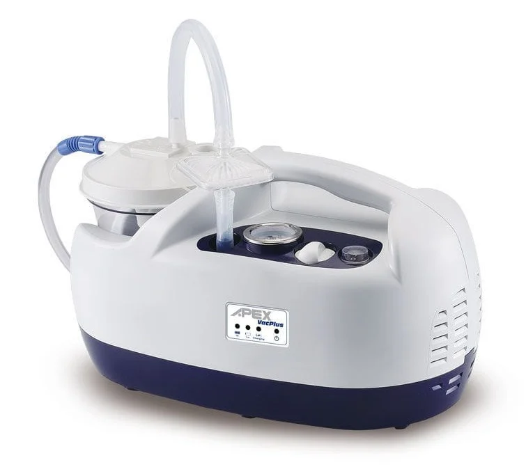Aspirator Secretii VAC Plus, 800 ml, 600 mmHg, 24 LPM, cu baterie