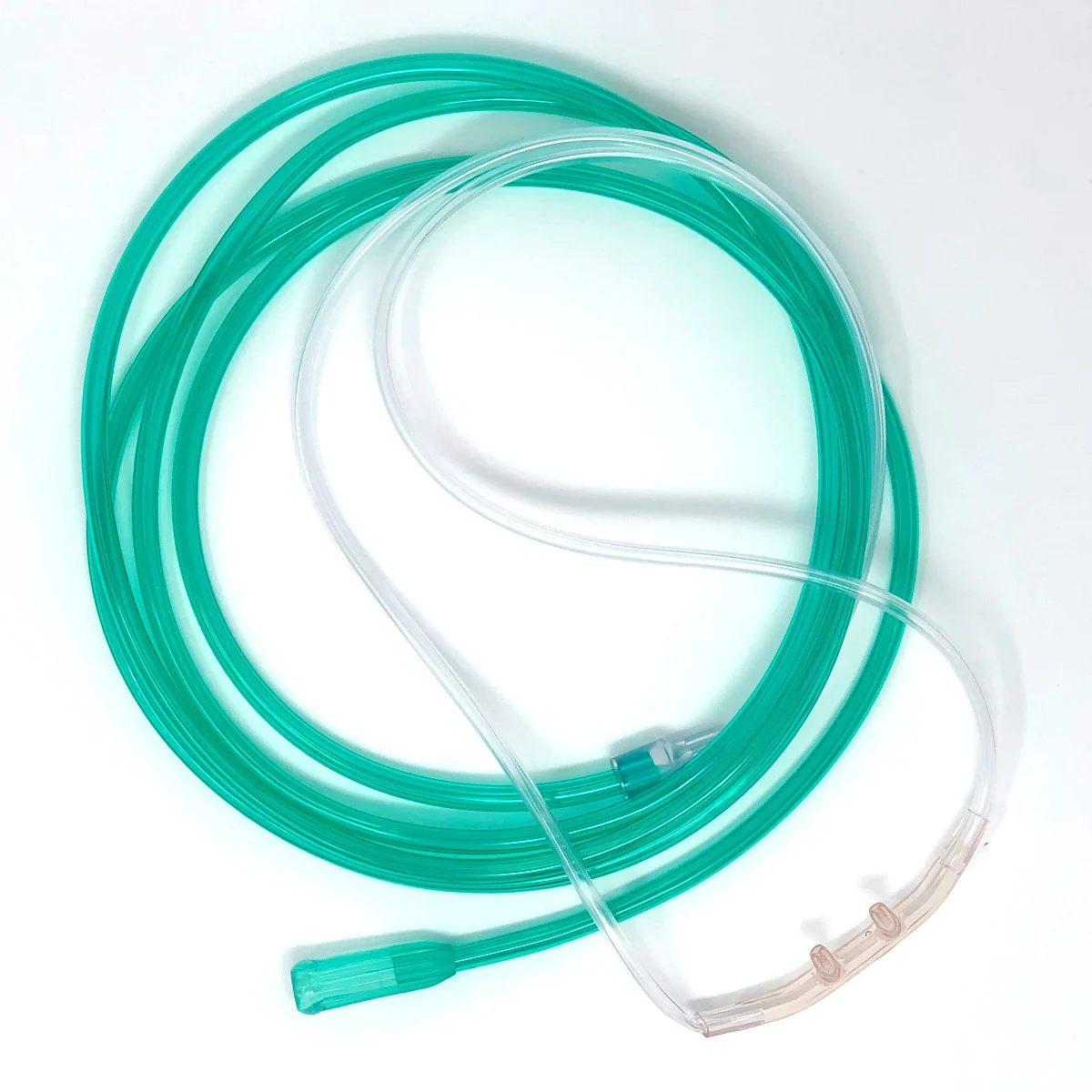 Canula nazala SOFT, Adult, 2.1m, 15 LPM, verde, narine silicon, curbate si conice