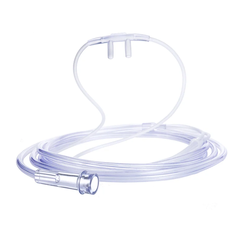Canula nazala, Adult, 2.1m, 5 LPM, transparenta, narine silicon, drepte, cilindrice