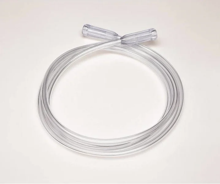 Furtun perimetru, transparent, 2.1 m, nervuri antistrangulare