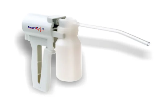 Aspirator Secretii RespiroX 7B-1, manual, vas colector 200 ml, putere aspirare > 300 mmHg