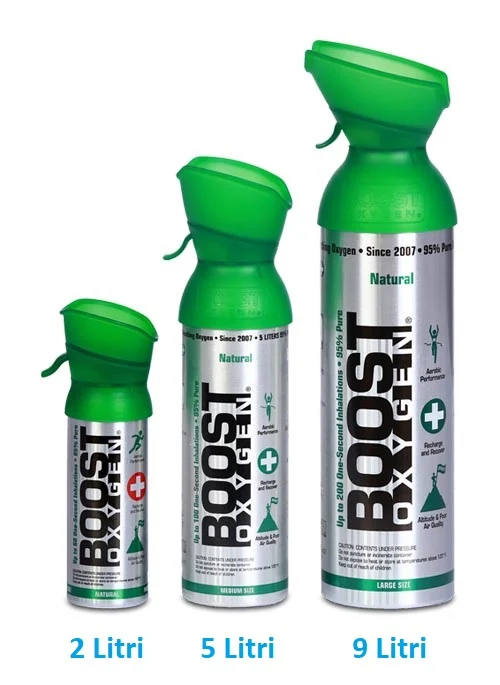 Spray cu inhalator, oxigen concentratie 95%, Inodor - Boost Oxygen