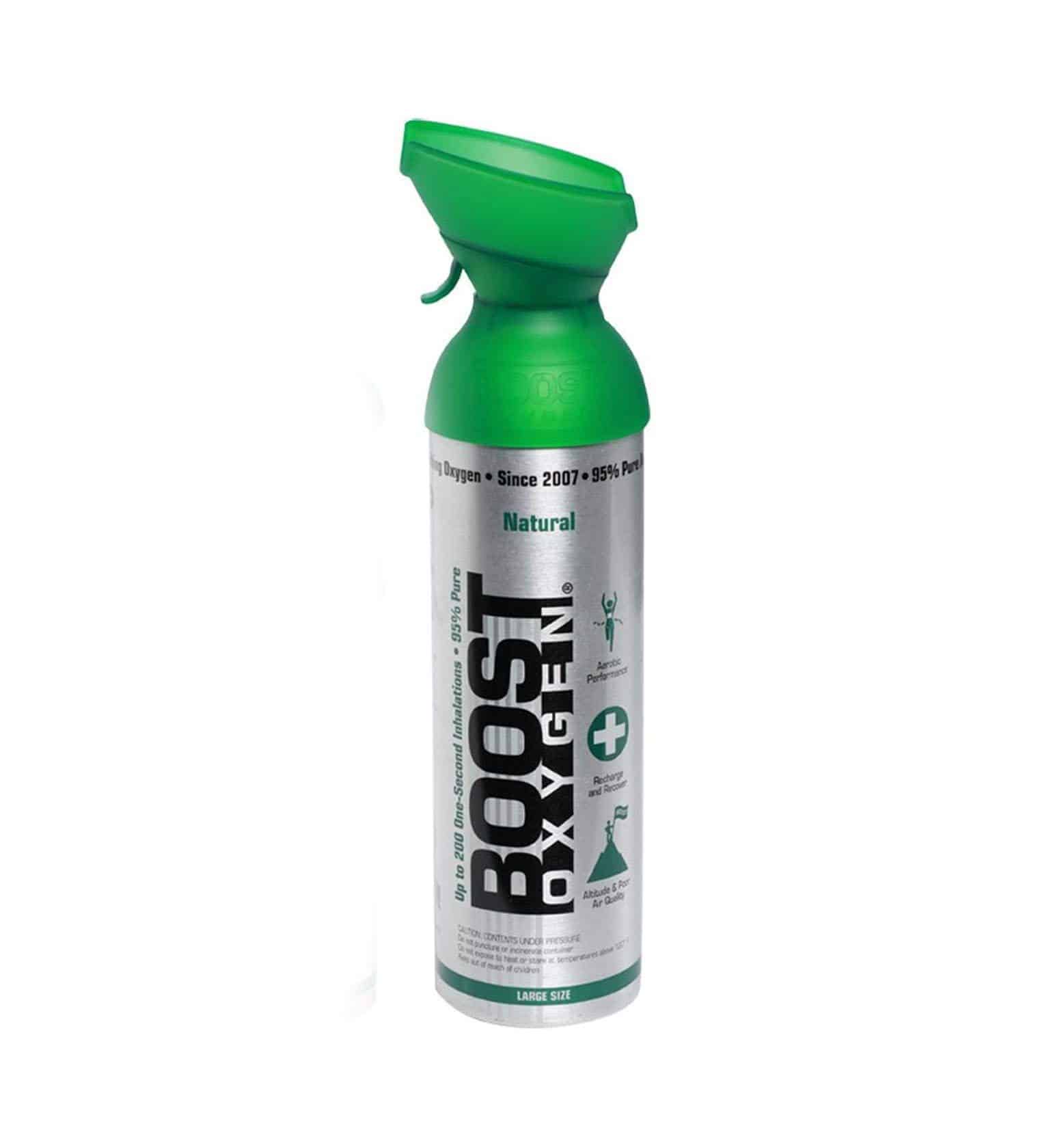 Doza oxigen pur cu inhalator, oxigen concentratie 95%, Clear Boost Oxygen