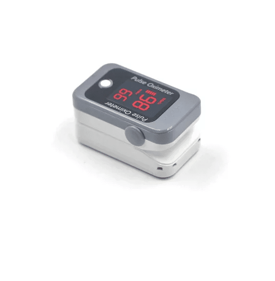 Pulsoximetru medical de deget Berry, NextFarma®, Gri