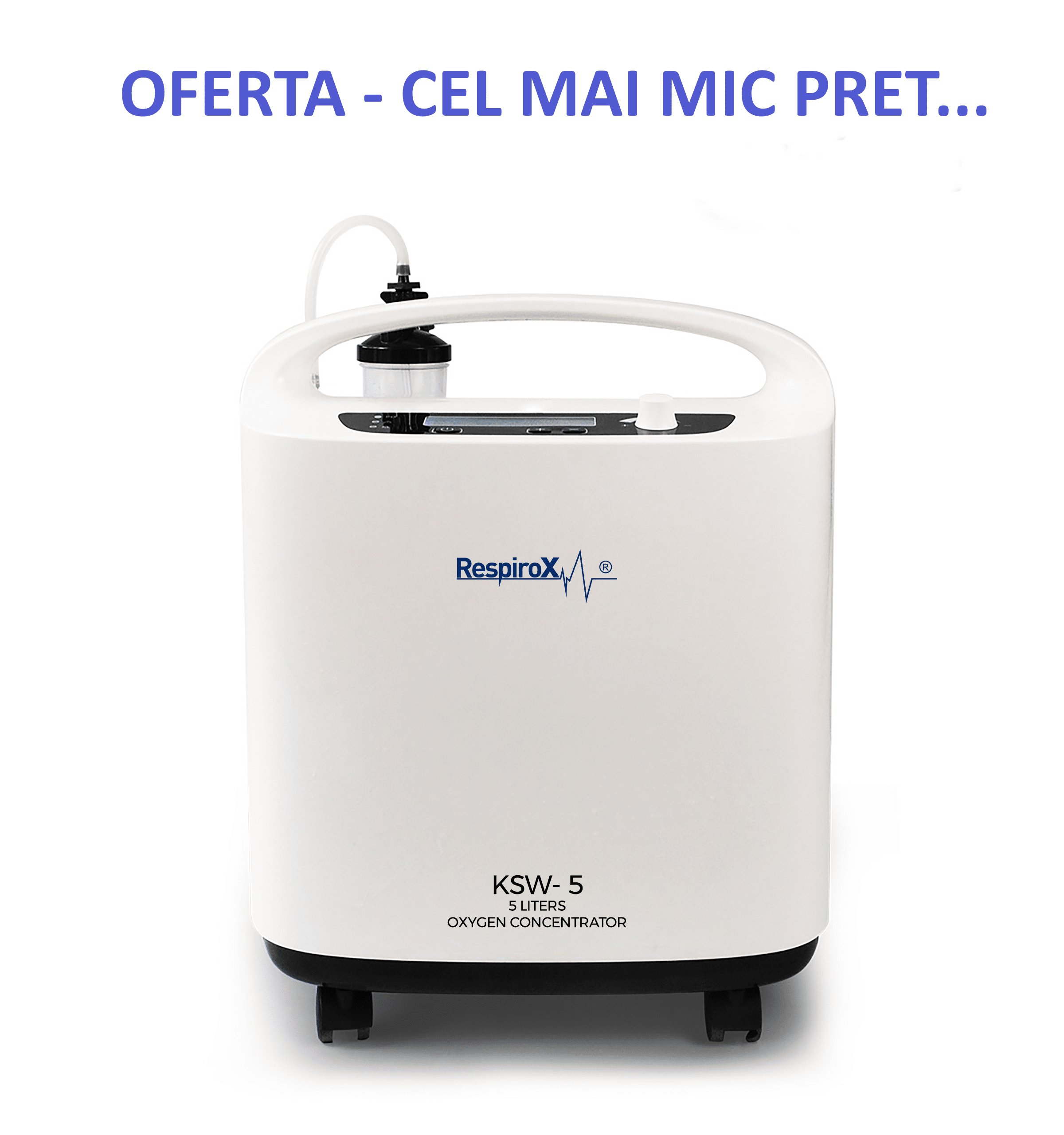 Concentrator Oxigen Medical cu nebulizator KSW-5 RespiroX