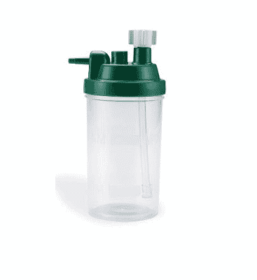Pahar Barbotor - Umidificator 5 LPM, Supapa 14 PSI, 250 ml