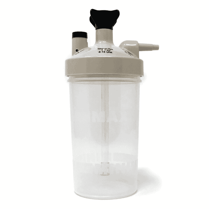 Pahar Barbotor - Bol umidificator 6-15 LPM, Supapa 6 PSI, 290 ml