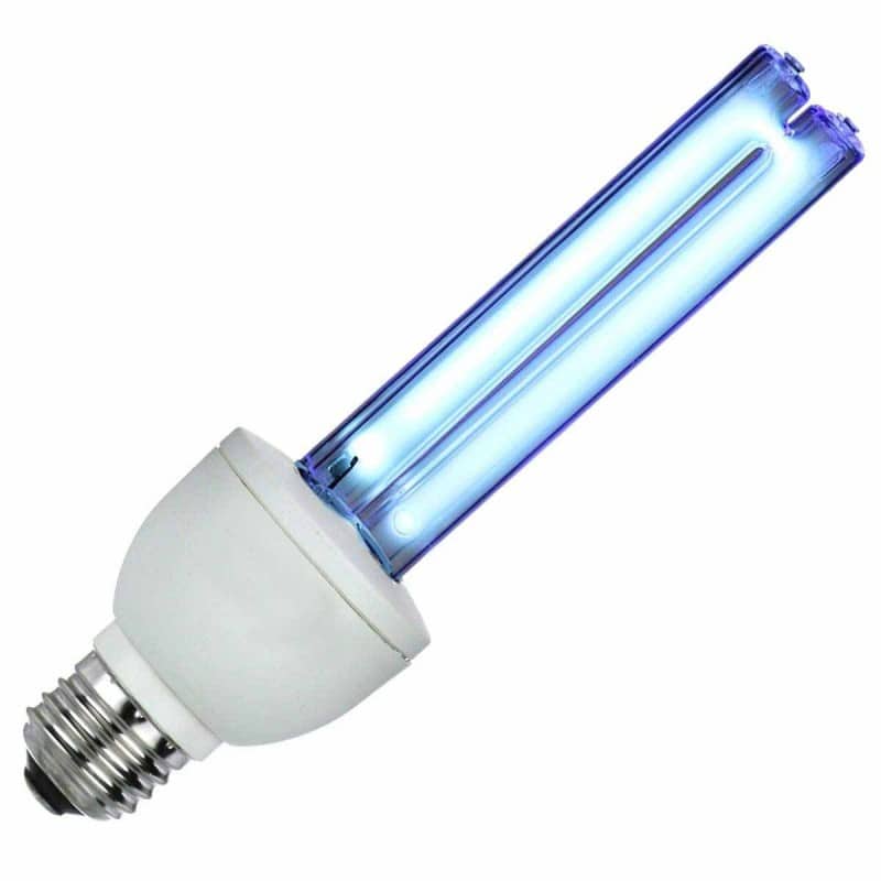 Bec UVC 25W bactericid pentru sterilizare, soclu E27, pentru suprafata 25 mp, 254 nm