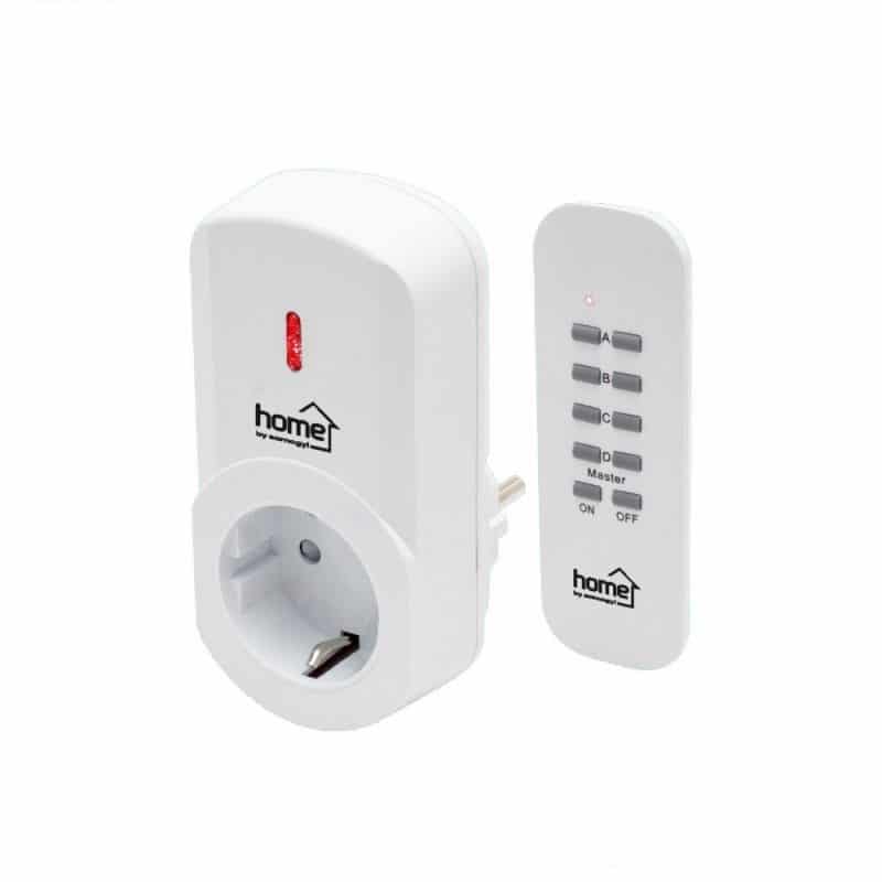 PRIZA TELECOMANDABILA 1000W, TELECOMANDA, RAZA 40 M, 433.92MHZ, INDICATOR LED